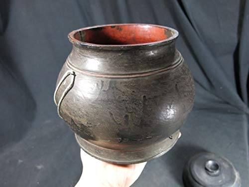 根来塗 唐物薬器 薬壺　AC756 根来塗 唐物薬器 薬壺 AC756